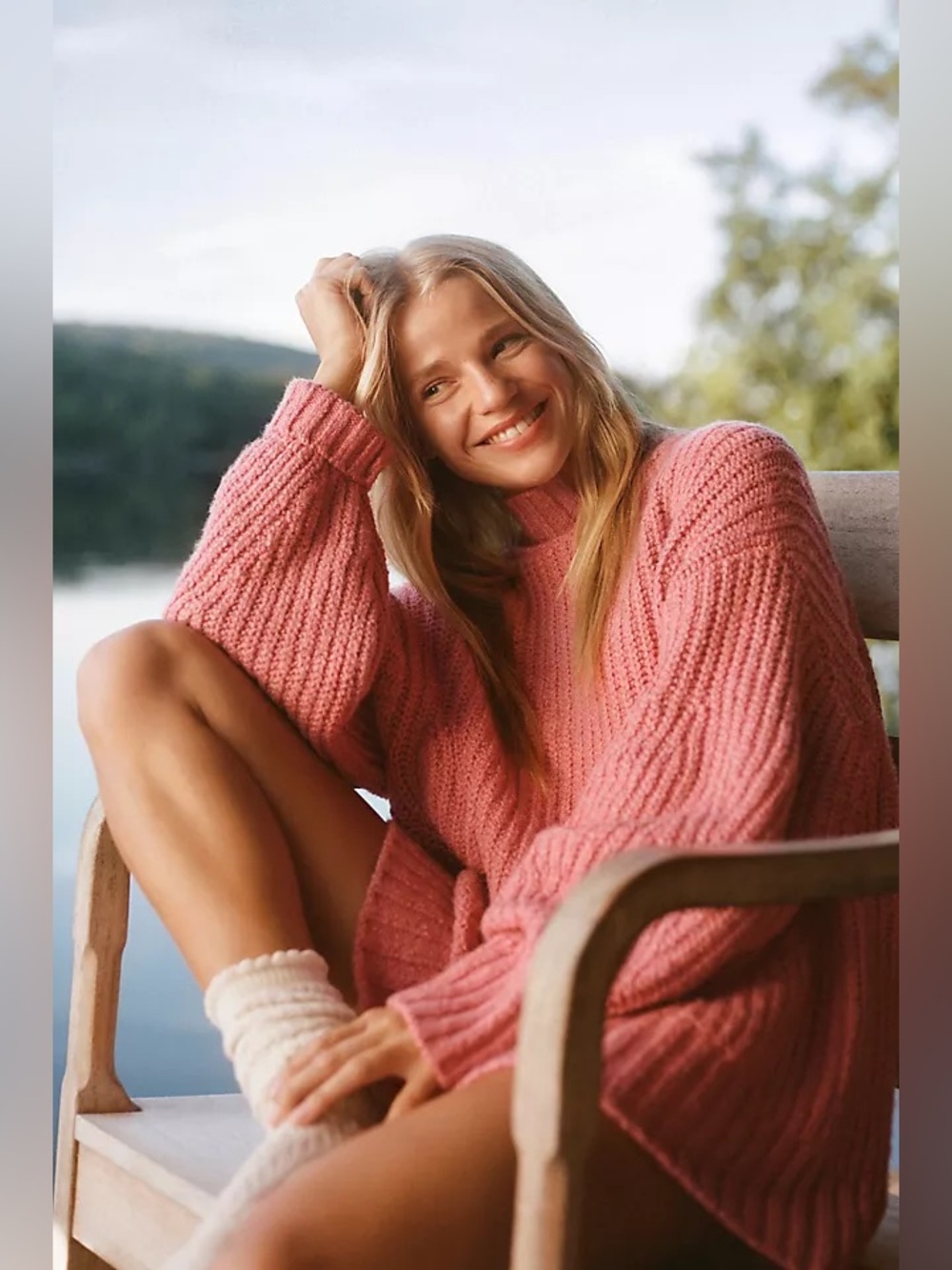 Maeve Dakotah Oversized Turtleneck